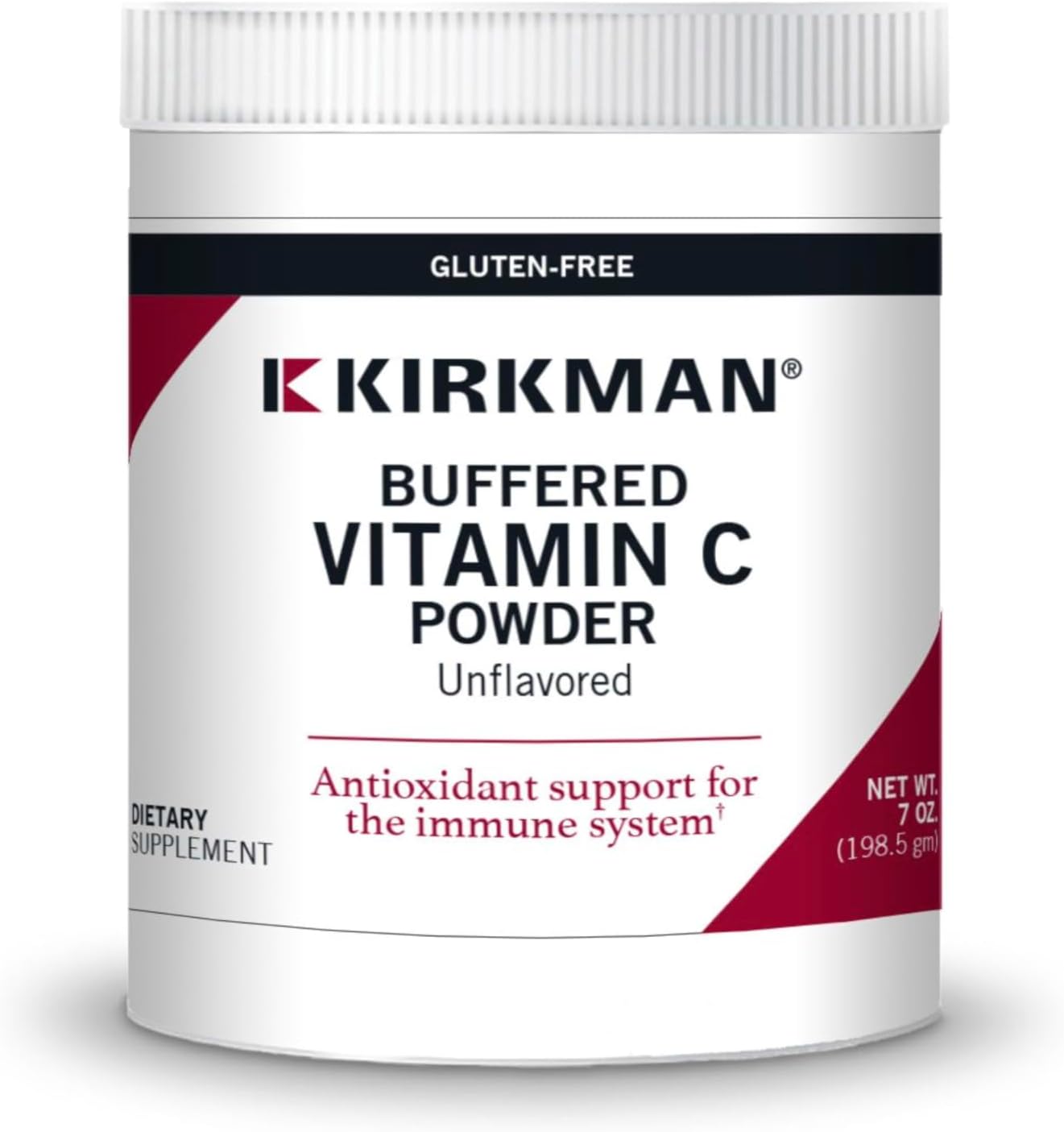 Buffered Vitamin C Powder - Bio-Max Series - Unflavored - Hypoallergenic, 7 oz