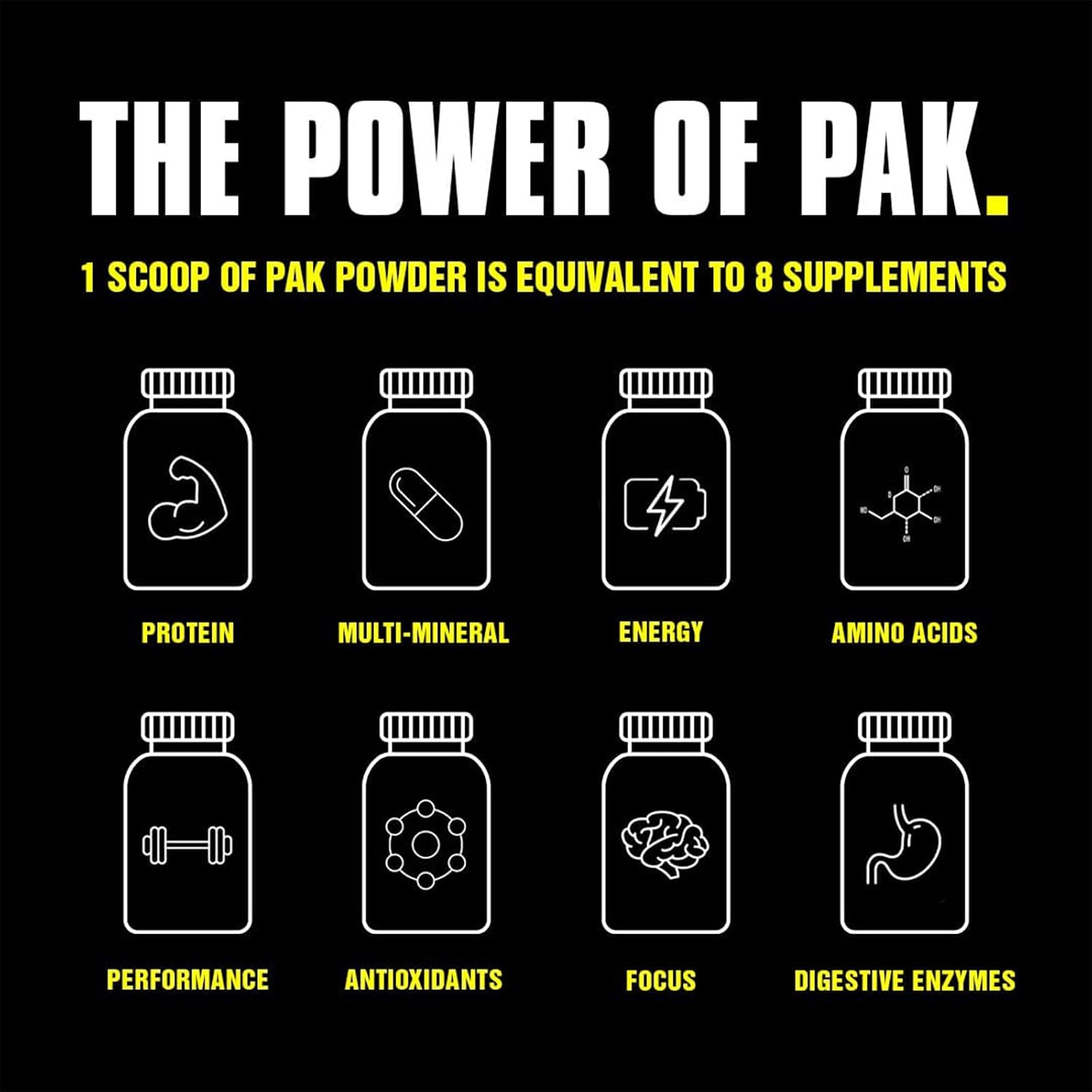 Animal Pak Multivitamínico en Polvo – 44 Dosis, Sabor Naranja