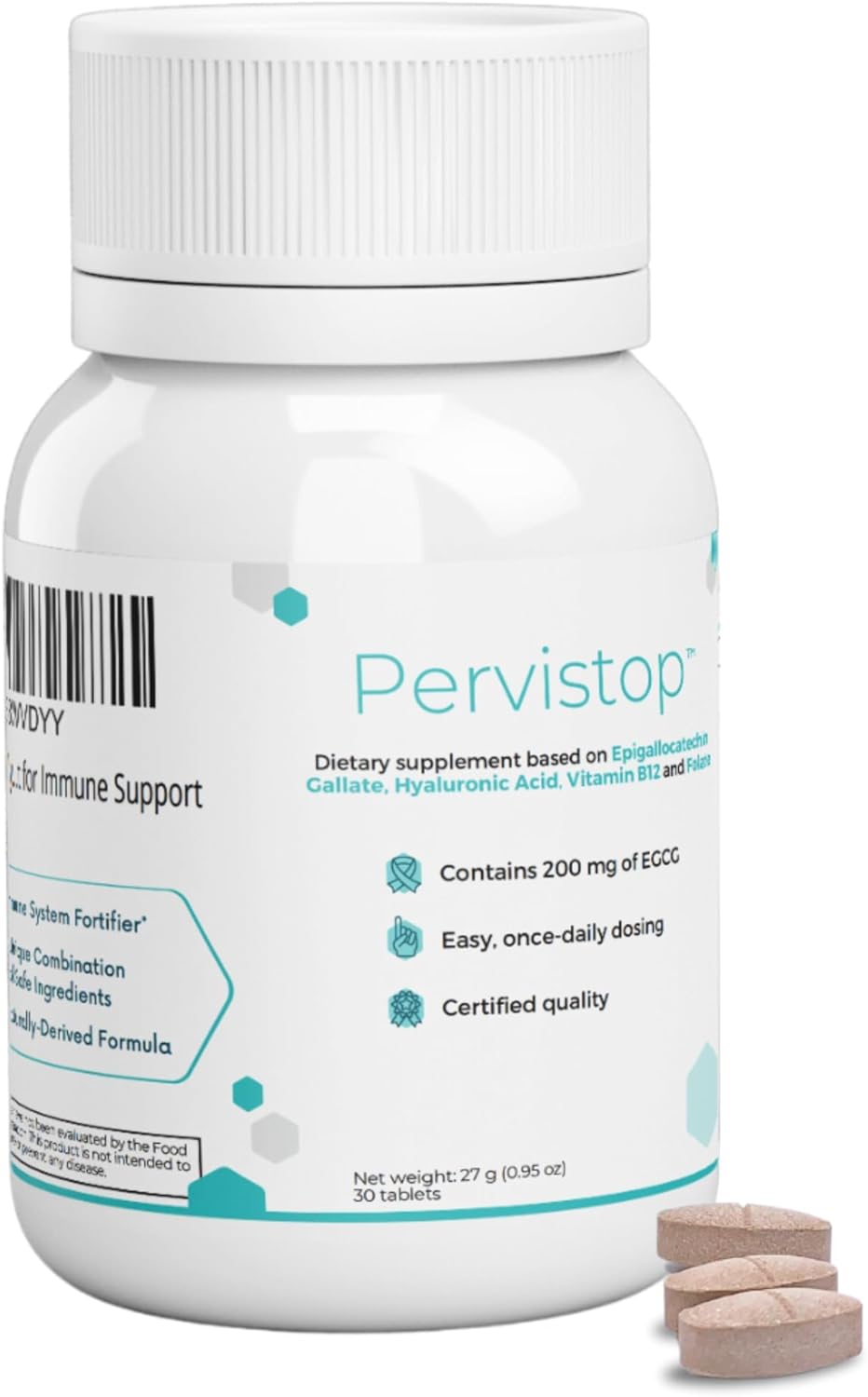 Pervistop - Suplemento Dietético Una vez al Día para el Apoyo Inmunológico (30 Días de Suministro)