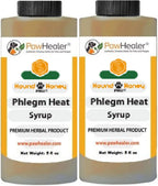 PawHealer Hound Honey: Phlegm Heat – Herbal Supplement for Canine Respiratory Wellness – 2-Pack (2 x 5 fl oz)