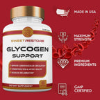 Sweet Restore Capsules, All Natural Maximum Strength Sweet Restore Glyco Pills, Suministro para 2 Meses (2 Paquetes)