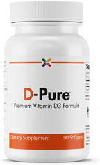 D-Pure Formula Vitamina D3 5000 IU - 90 Cápsulas Blandas