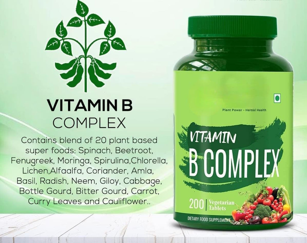 Complejo B 100% CDR - 200 Comprimidos - Suplemento de Vitaminas B1, B2, B3, B5, B6, B7, B9, B12