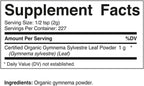 Vitamatic Gymnema Sylvestre en Polvo Orgánico Certificado USDA – 1 Libra (454 g)