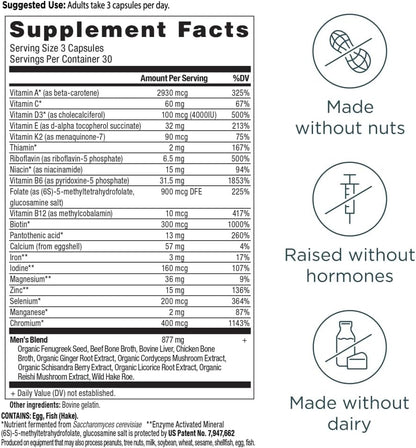 Ancient Nutrition Multivitamínico para – Vitamina D: favorece la absorción del calcio y contribuye al – Image 3