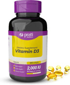 Prati Donaduzzi Vitamina D3 2000 UI (50 mcg) - 600 Cápsulas Blandas