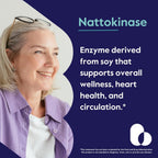 BESTVITE Nattokinasa 100mg (2000 FU) - 240 Cápsulas Vegetarianas (120x2) - Sin Estearatos - Vegano - No-GMO - Sin Gluten