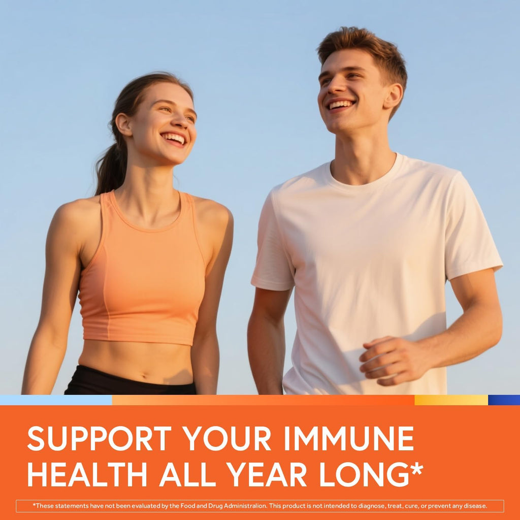 Terranics Vitamin C con Elderberry y Zinc, con Vitamina D3, A, B6, B12, Folato, Escaramujo, Bioflavonoides Cítricos, Cúrcuma, Equinácea, 14-en-1 Apoyo Inmunológico Diario, 90 Comprimidos