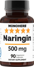 MONOHERB Naringina 500 mg - 90 Cápsulas Vegetales - 90 Dosis