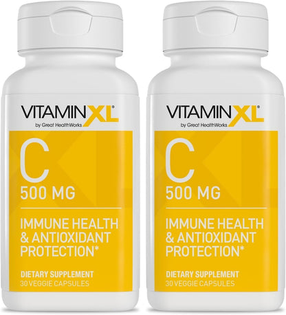 OmegaXL VitaminXL Vitamina C 500 mg, 30 Cápsulas Veganas – Image 6