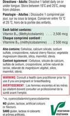 Jamieson Vitamina B12 2500 mcg Metilcobalamina - 60 Comprimidos Sublinguales