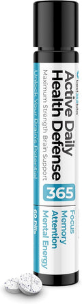 Best 365 Labs Maximum Strength Brain Support - Methylene Blue, Caffeine y L-Theanine - 60 Comprimidos