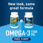 Free Form Snip Tips Omega-3 Aceite de Pescado Líquido para Perros Medianos y Grandes, 60 unidades