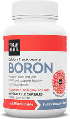 Super Natural Boro de Vibrant Health - 60 Cápsulas
