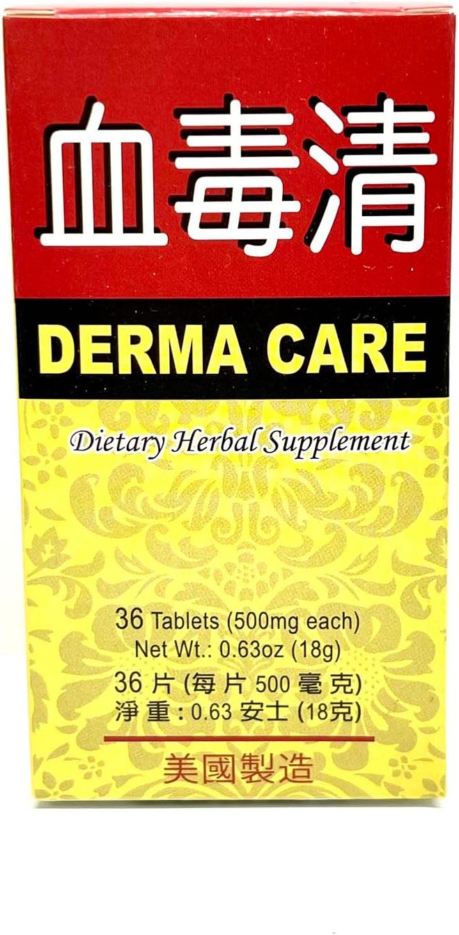 Derma Care Suplemento Herbal para la Salud de la Piel - 36 Comprimidos de 500mg