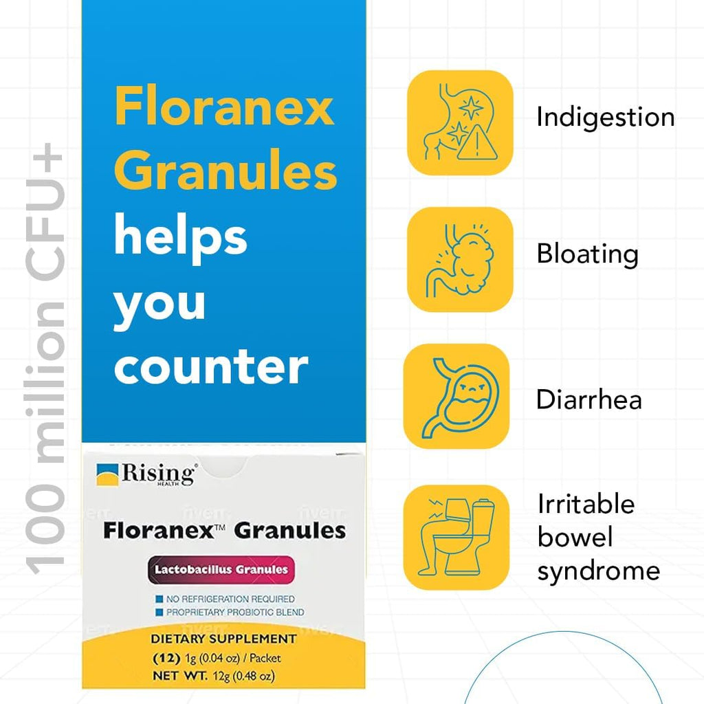 Floranex™ Lactobacillus Probiótico en Gránulos - 12 Sobres