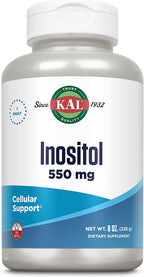 KAL Inositol en Polvo, 550 mg por Ración, 227 g (408 Porciones)