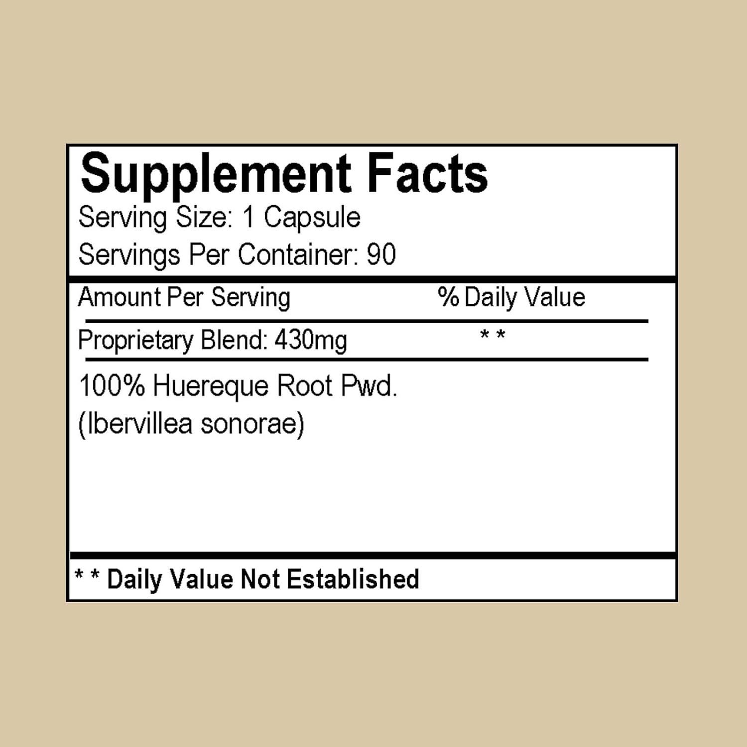 Huereque (Wereke, Ibervillea sonorae) 180 Cápsulas de 950 mg - 2 Envases