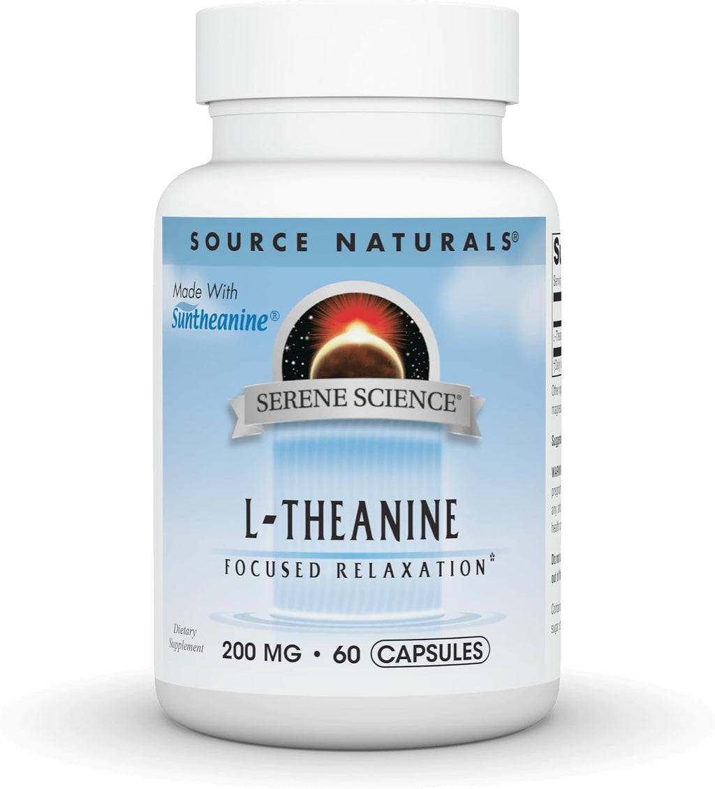 Source Naturals Serene Science L-Theanine, 200 mg - 60 Cápsulas