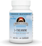Source Naturals Serene Science L-Theanine, 200 mg - 60 Cápsulas