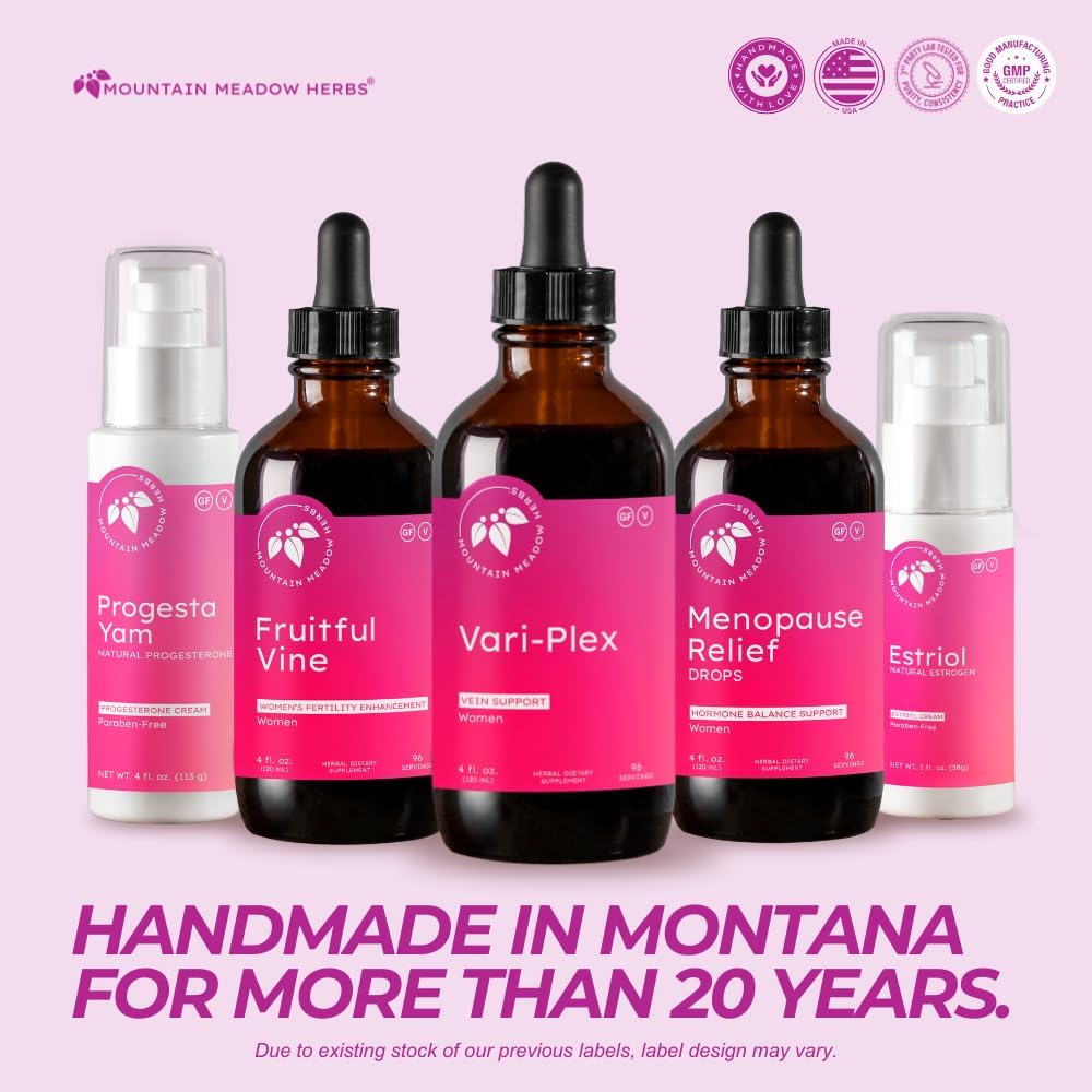 Vari-Plex de Mountain Meadow Herbs - Apoyo natural para venas y circulación, extracto líquido de bilberry (118 ml)