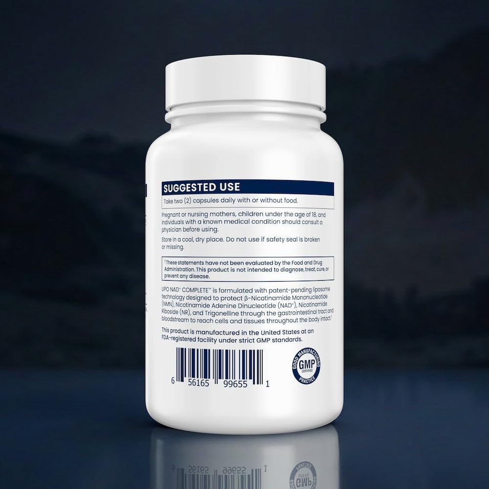 Renue By Science NAD+ Complete – 120 Cápsulas Liposomales con NMN, NR y Trigonelina