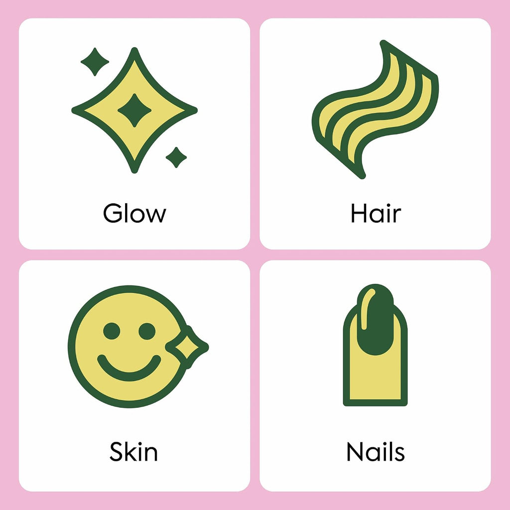 Plant People WonderBeauty Gomitas para Cabello, Piel y Uñas con Seta Tremella, Péptidos de Colágeno, Queratina y Biotina – Sabor Sandía, 60 Gomitas