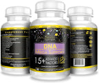 ACTIF DNA Mega Support con 15+ Factores Avanzados - Non-GMO, Acción Rápida, 60 Cápsulas