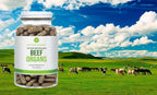 Antler Farms - Órganos de Ternera 100% Puros de Nueva Zelanda - Corazón, Hígado, Riñón, 180 Cápsulas, 400mg - Alimentados con Pasto, Procesado en Frío, Sin rBGH ni Rellenos