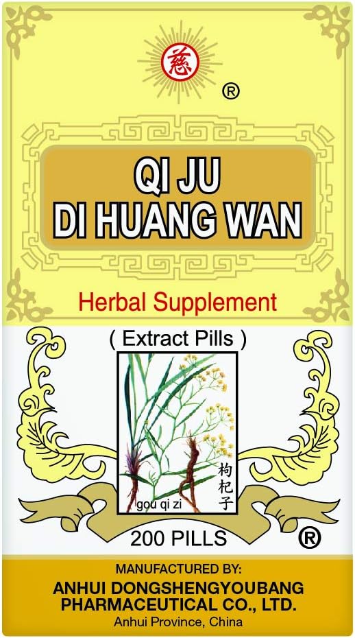 Solstice Medicine Qi Ju Di Huang Wan Herbal Supplement (200 Pills)