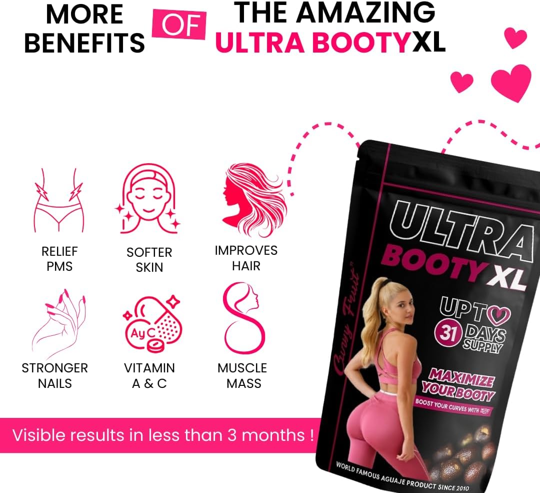 Curvy Fruit Ultra Booty Powder – Aguaje y Maca Negra para Volumen de Glúteos