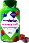 Vitafusion Multivitamínico para Mujeres con Vitaminas A, C, D, E, B6 y B12, 150 Gominolas