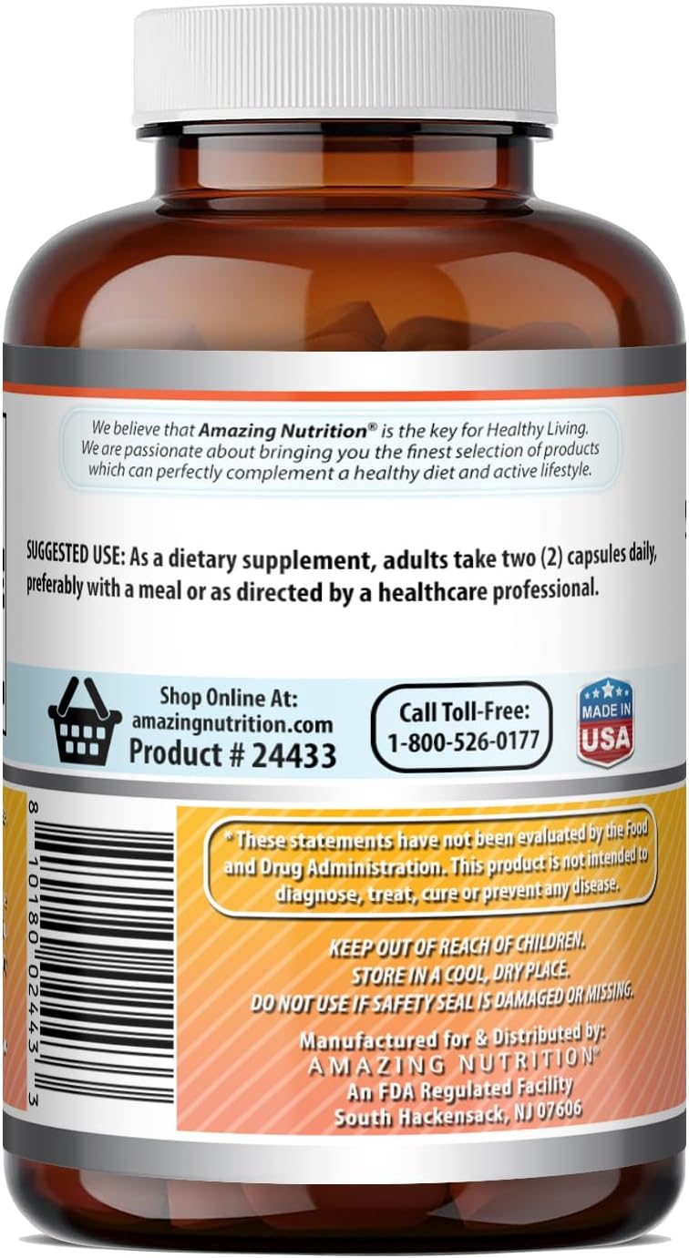 Amazing Formulas Berberina 1000 mg, 120 Cápsulas