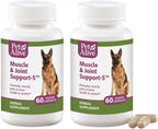 PetAlive Muscle and Joint Support-S 2 Pack - Suplemento herbal para perros y gatos
