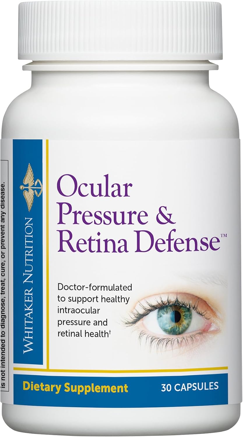 Dr. Whitaker Presión Ocular y Defensa de la Retina Suplemento para la Visión 30 Cápsulas