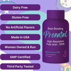 BioImmune Ultra Strength – Vitaminas Prenatales de Alta Biodisponibilidad con Folato Metilado, Ácido Fólico, DHA Omega 3