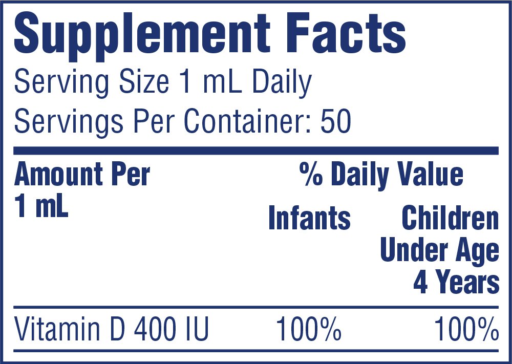Enfamil D-Vi-Sol Suplemento Líquido de Vitamina D, 50 ml
