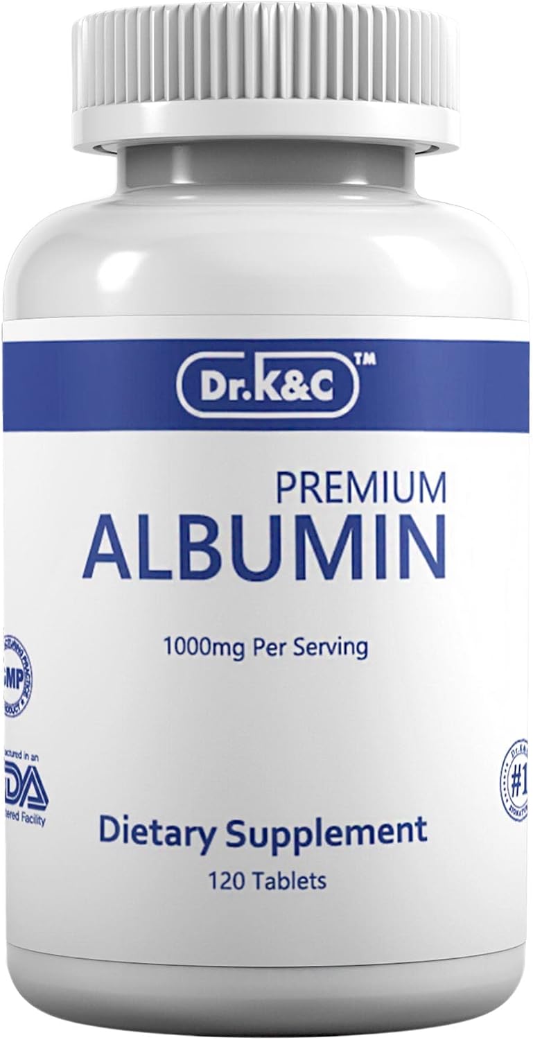 Dr.K&C Premium Albúmina Proteína 1000mg, 120 Comprimidos