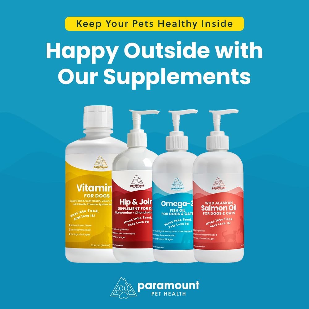 Paramount Pet Health Multivitamínico Líquido para Perros con Probióticos, 946 ml
