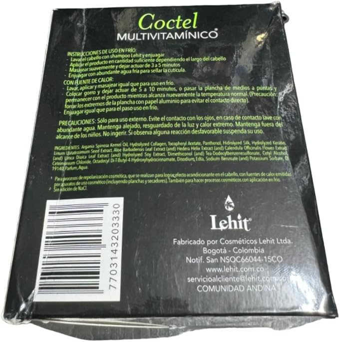 Lehit Coctel Multivitamínico Repolarizador 8 en 1 – Caja de 20 sobres de 30 gramos