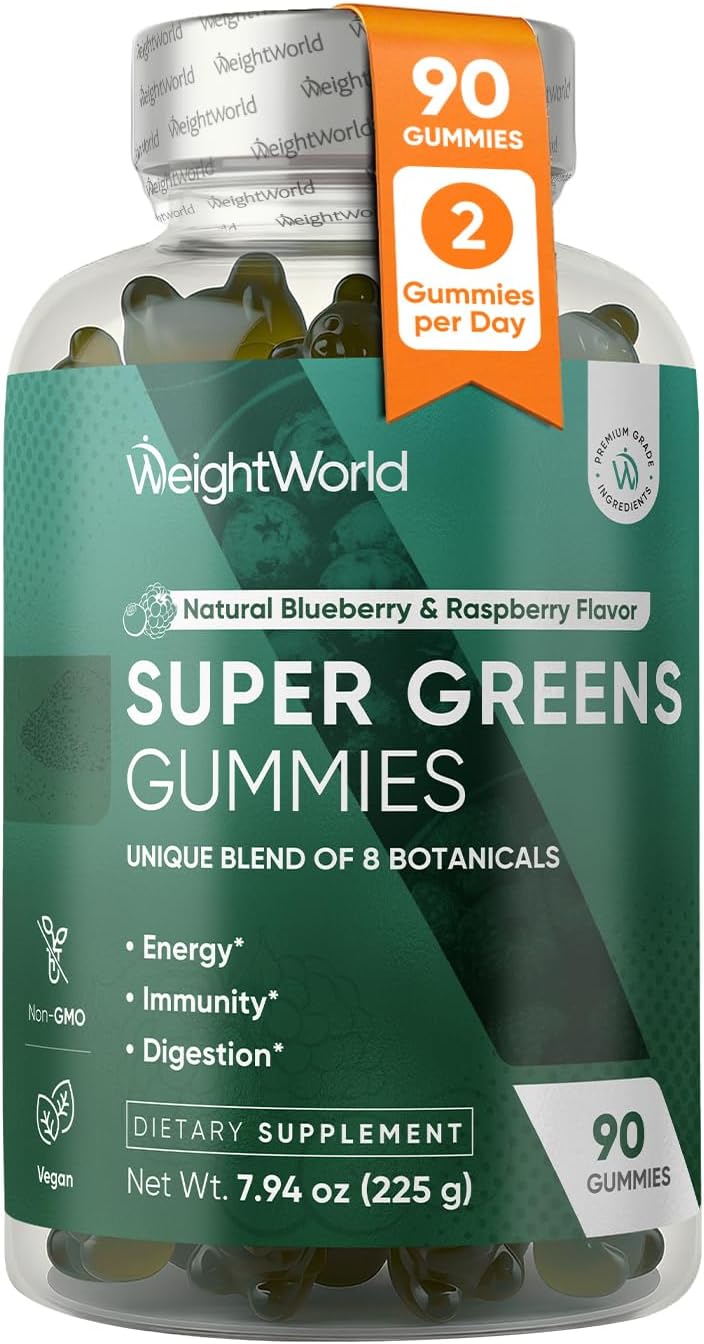 WeightWorld Multivitamínico en Gominolas para Mujeres y Hombres, 14 Vitaminas Clave, 120 Gomitas