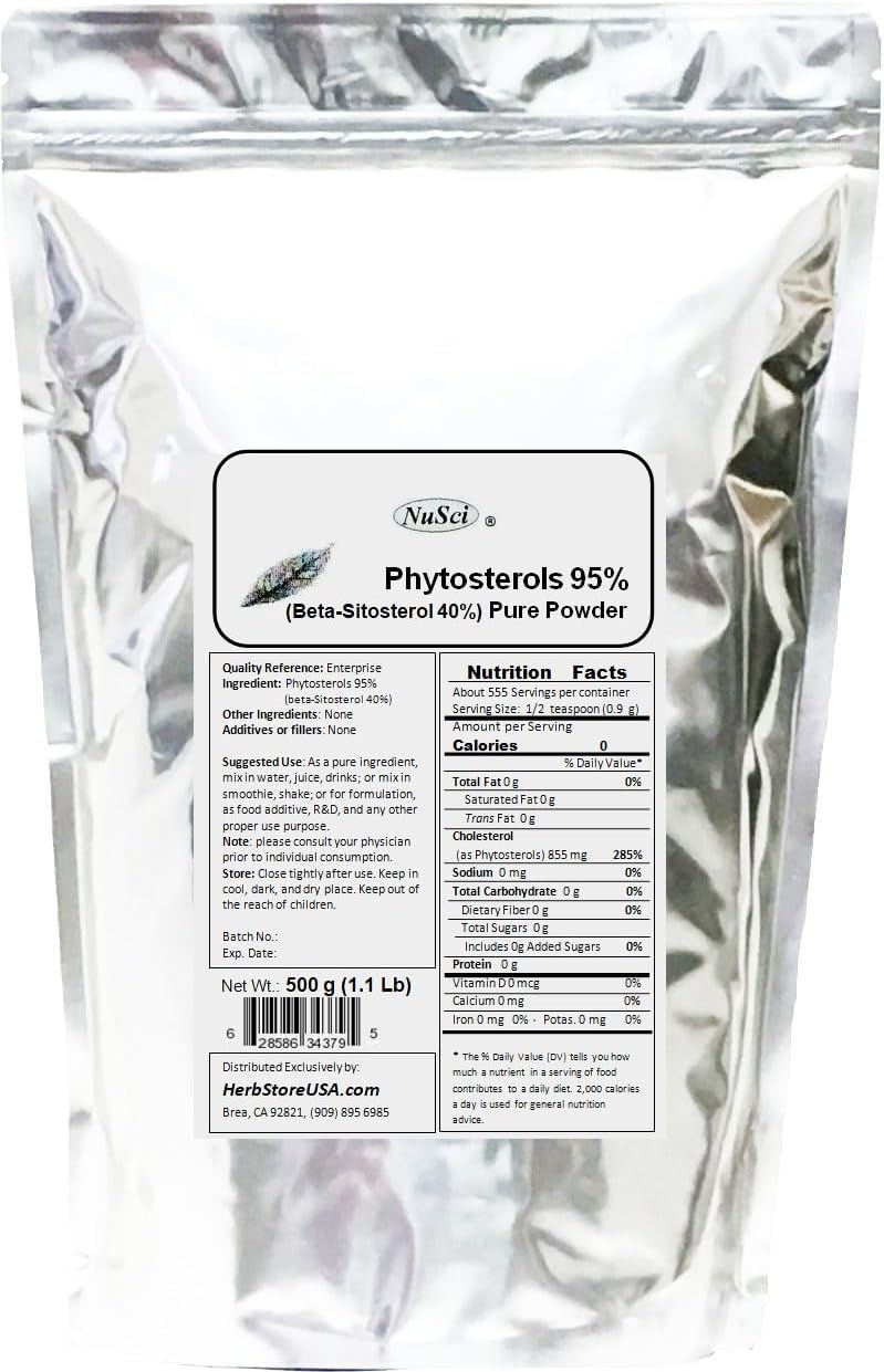 Fitoesteroles Beta-Sitosterol en Polvo Puro (2000 g)