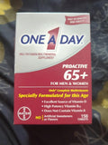 One A Day Proactive 65+ Multivitaminas, 150 Tabletas (Paquete de 3)