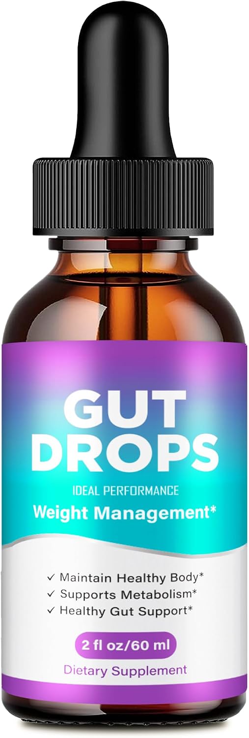 Gut Drops - Complemento Alimenticio Líquido Natural, Máxima Potencia (1 Envase)