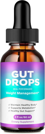Gut Drops - Complemento Alimenticio Líquido Natural, Máxima Potencia (1 Envase)