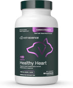 VetriScience Omega Healthy Heart - Suplemento cardíaco con Taurina y Omega-3 para Perros y Gatos, 90 Cápsulas