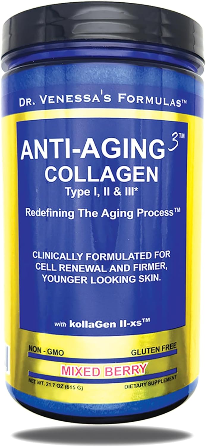 Dr. Venessa's Formulas™ Anti-Aging 3™ Collagen Tipo I, II y III