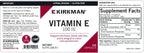 Kirkman Vitamina E 100 UI - Hipoalergénica - 100 Cápsulas Vegetales