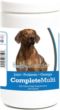 Healthy Breeds Rhodesian Ridgeback Multivitamínico Completo en Masticables Blandos - 120 unidades