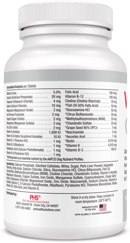 Silver - Multivitamin for Senior Dogs - 100 Chewable Tablets